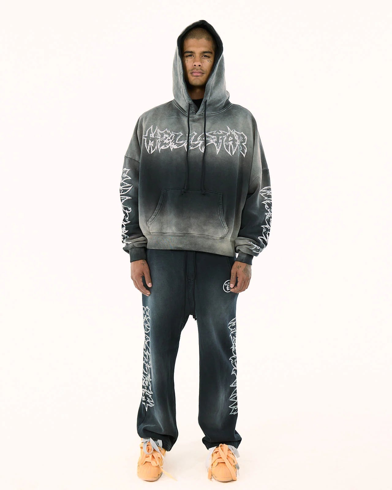 Hellstar Metal Logo Hoodie