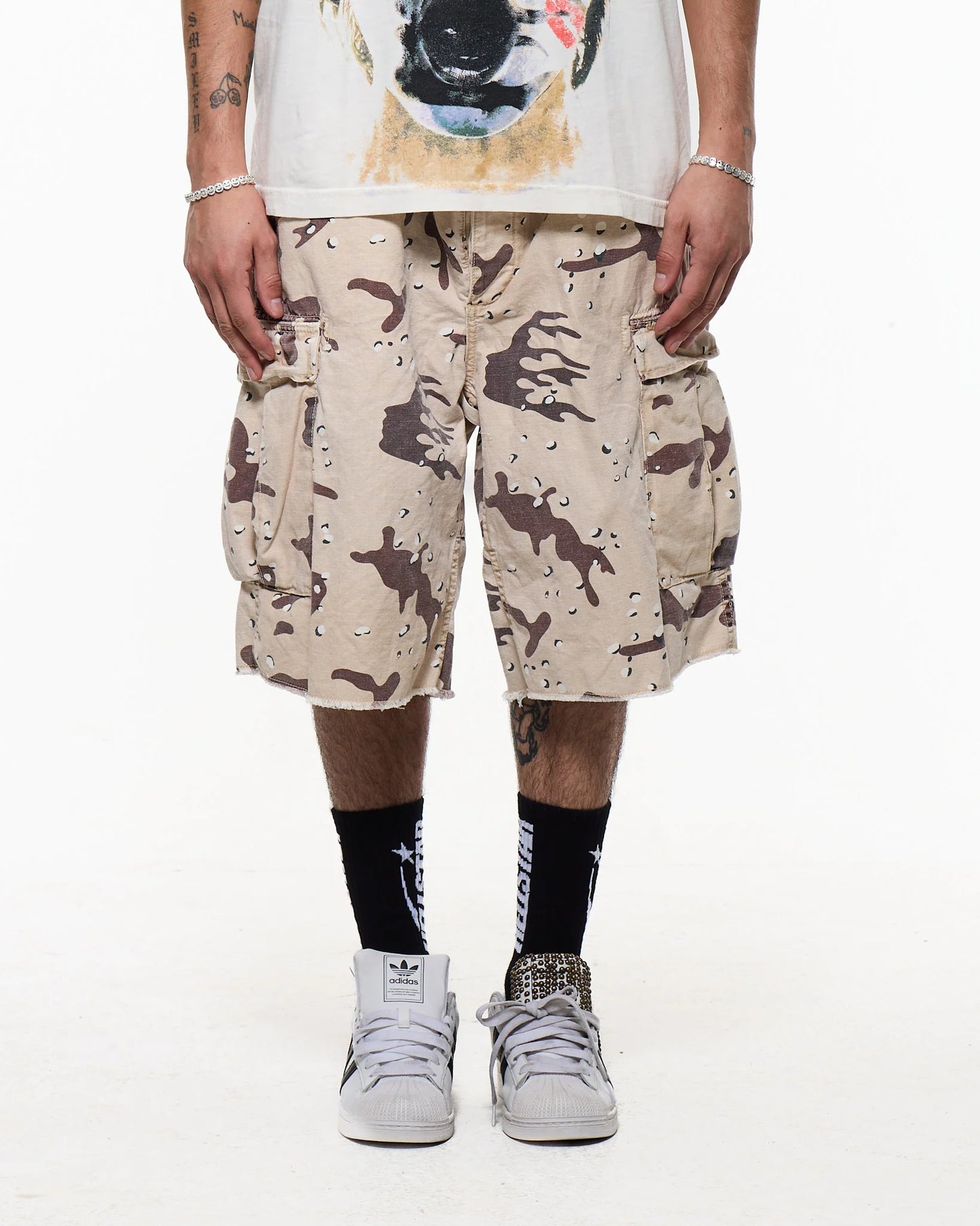 Hellstar Desert Cargo Shorts