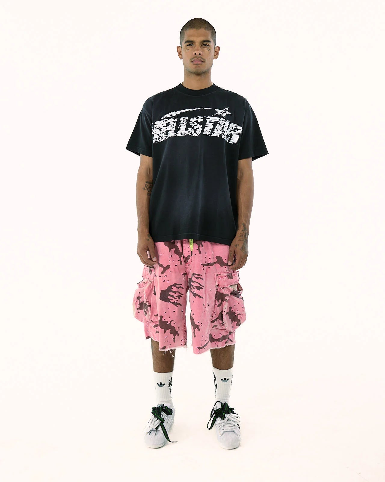 Hellstar Pink Camo Shorts