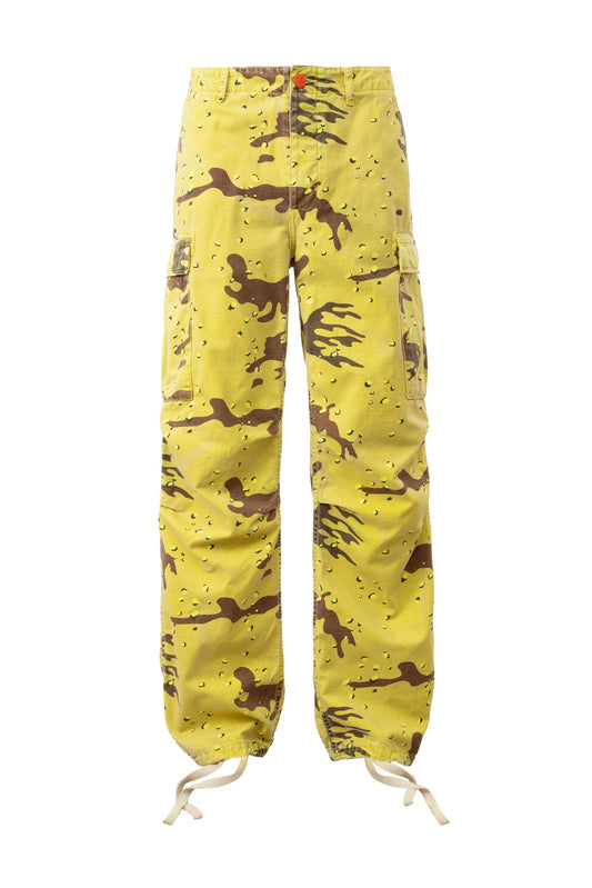Hellstar Yellow Fatigue Pants